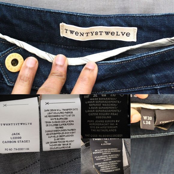 TWENTY8TWELVE by S. Miller Vintage Wide Leg Flare Jeans 70's Y2K Grunge Sz 30 - Picture 2 of 5